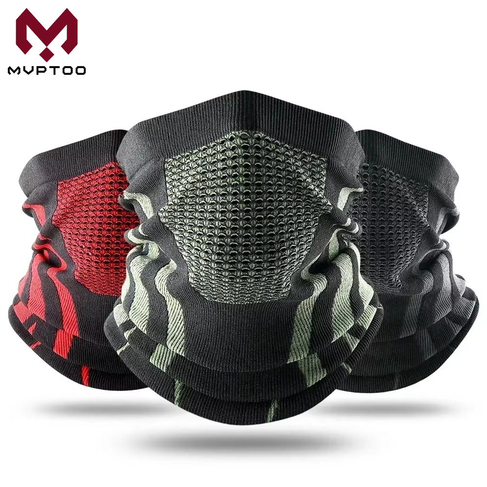 Neck Gaiter Face Cover - Winter Ring Tube Soft Bandana Mask
