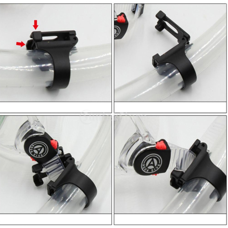 Plastic Clip Snorkel Mask Keep - Silicone Mask Bracket avaliação e preço