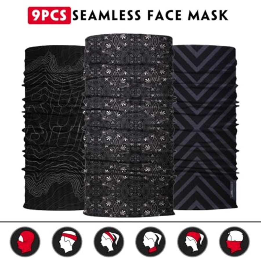 Neck Gaiter for Men Women Head - Neck Gaiter Face Cover avaliação e preço