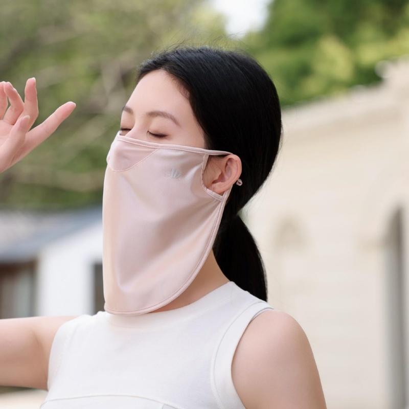 Women’s Elegant Ice Silk Anti‑ - Sports Mask Breathable avaliação e preço