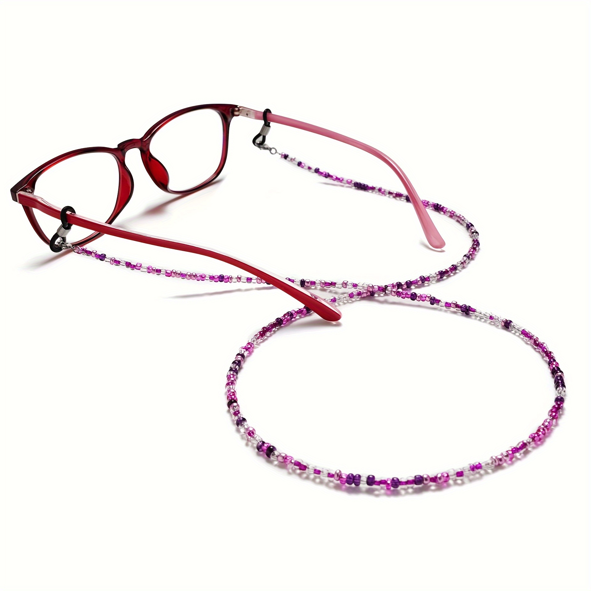 Boho Beaded Glasses Lanyard St - Mask Lanyard Adjustable avaliação e preço