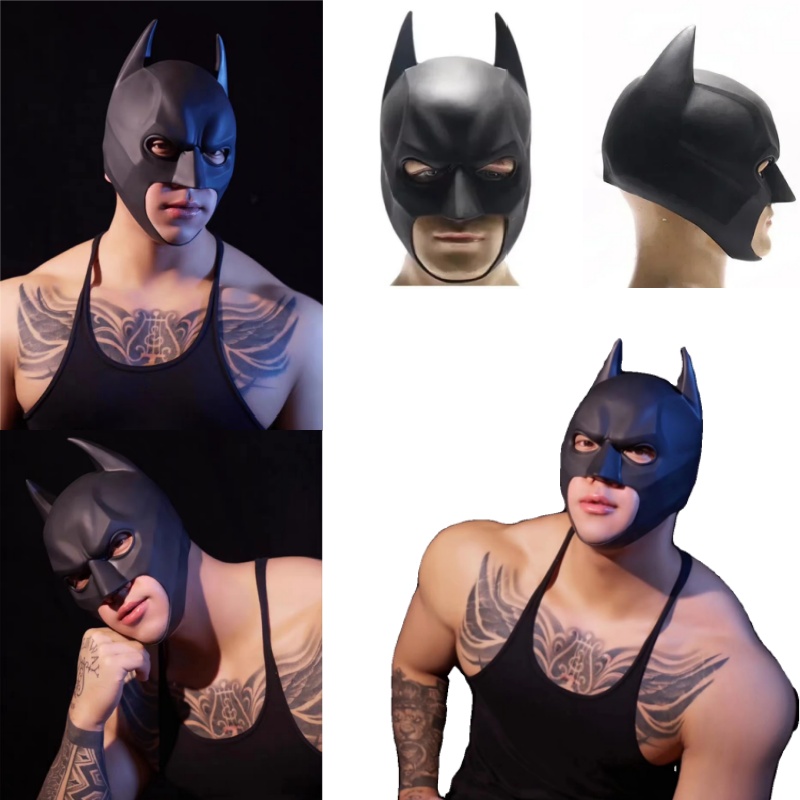 Halloween Black Bat Mask Super - Respirator Half Face avaliação e preço