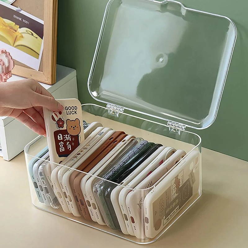 Acrylic Sundries Storage Baske - Face Mask Storage Box avaliação e preço