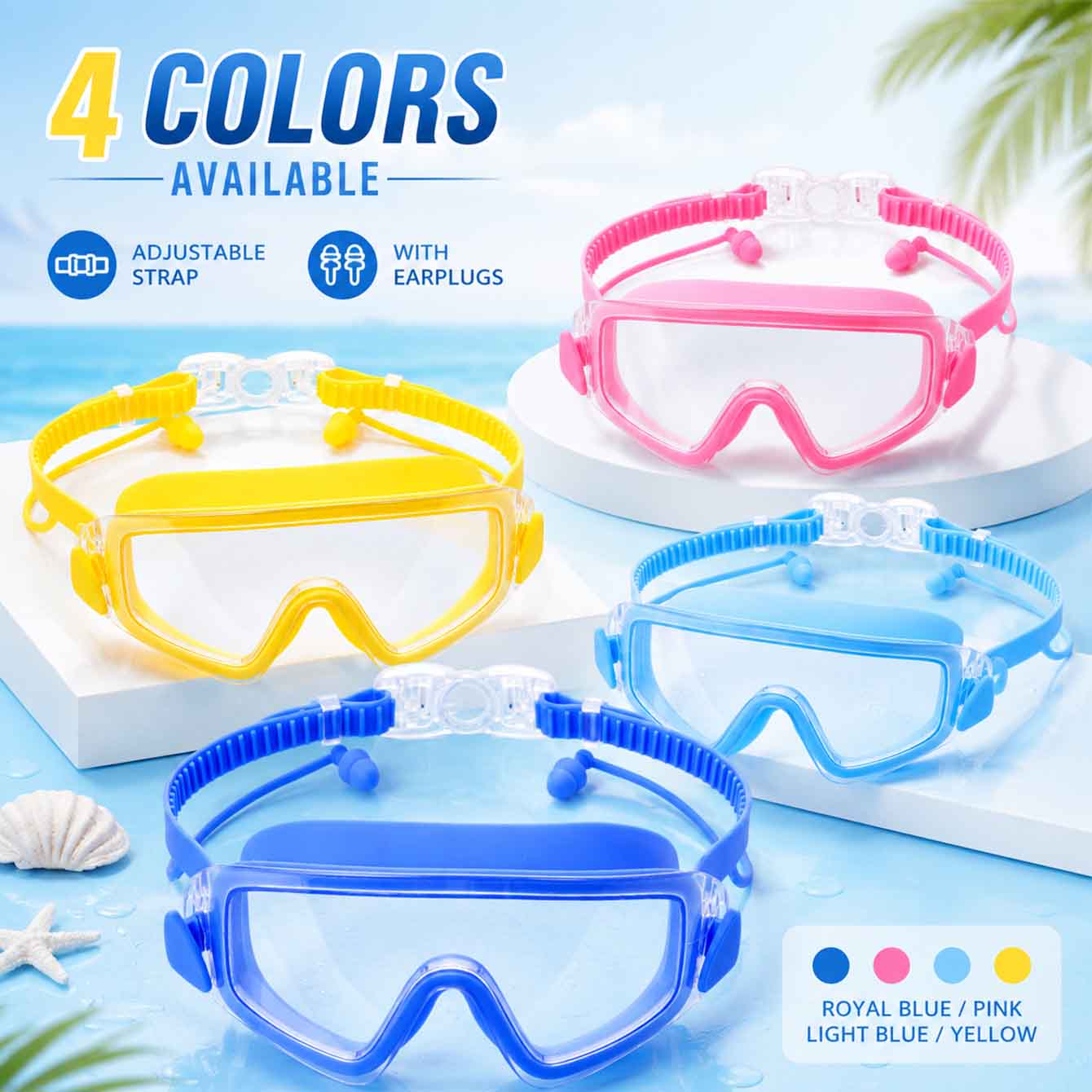 1PC Swim Goggles Snorkel Divin - Anti Pollution Mask avaliação e preço