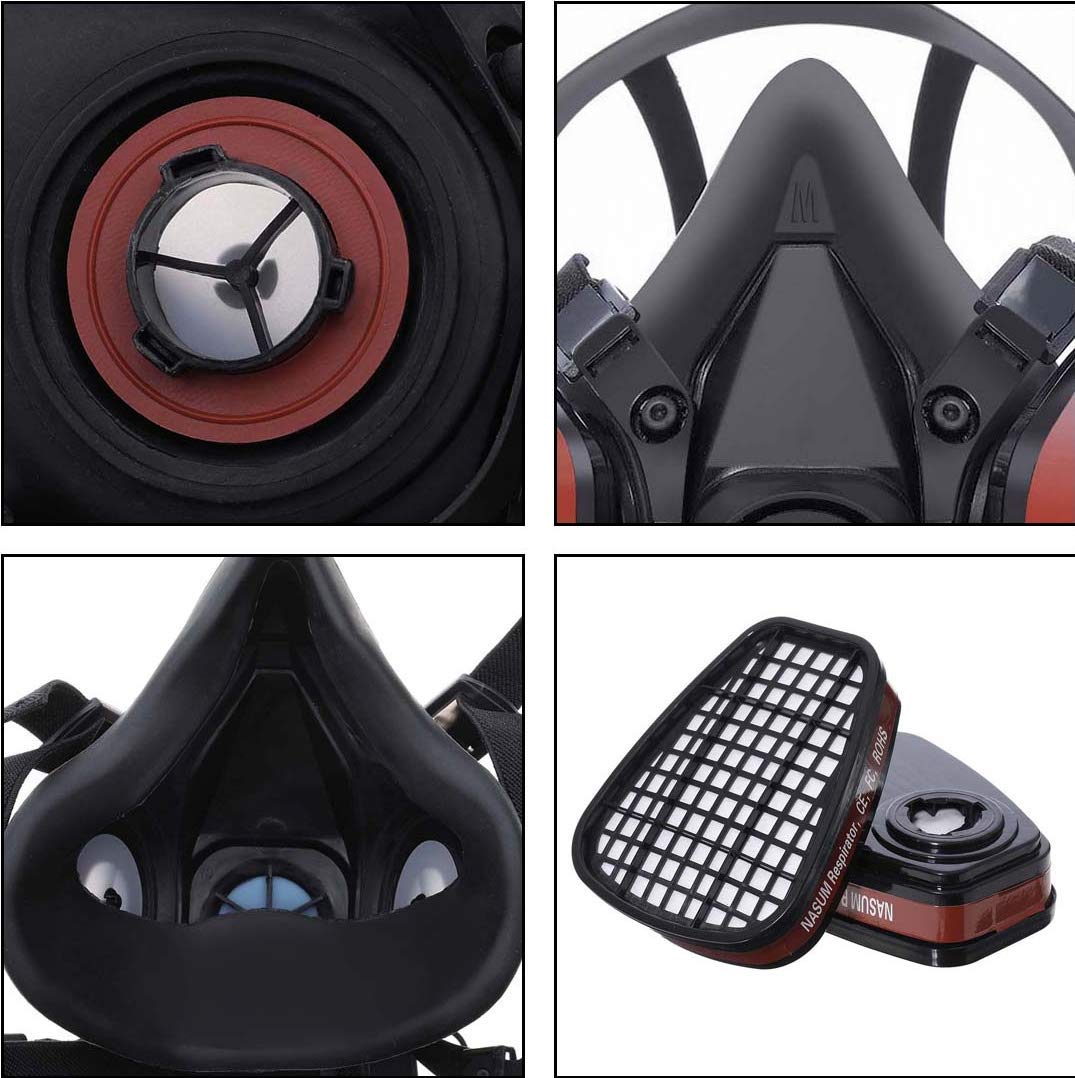 Dust Gas Mask Anti-fog Safety  - Dust Mask Construction avaliação e preço