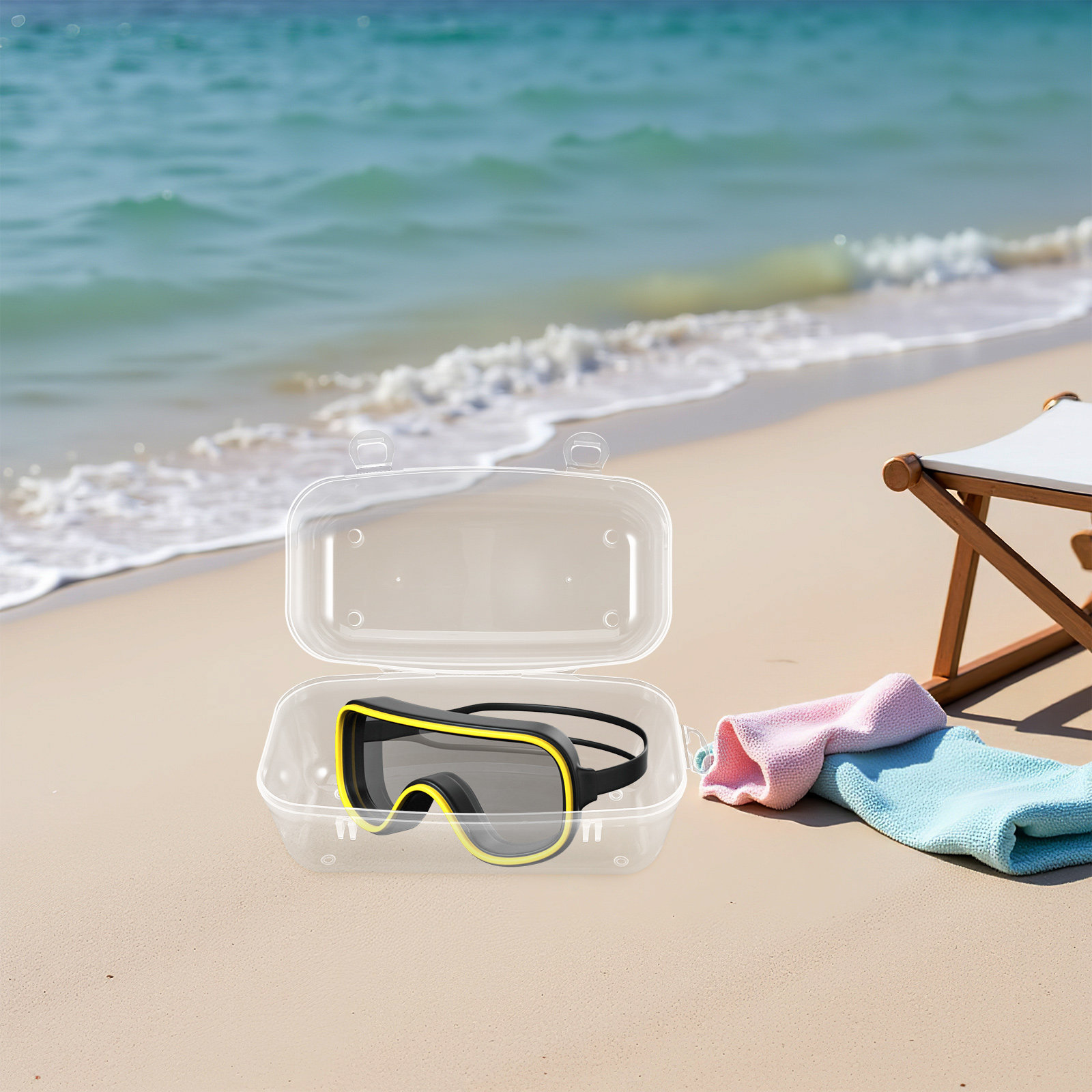 Diving Masks Case Portable Har - Mask Case Hard Shell avaliação e preço