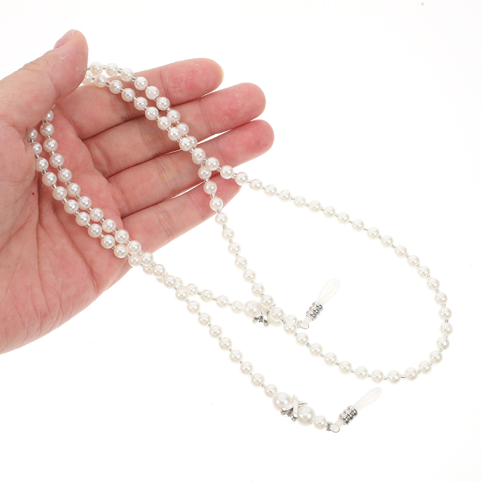 Pearl Eyeglass Chain Anti-Slip - Mask Chain Holder avaliação e preço