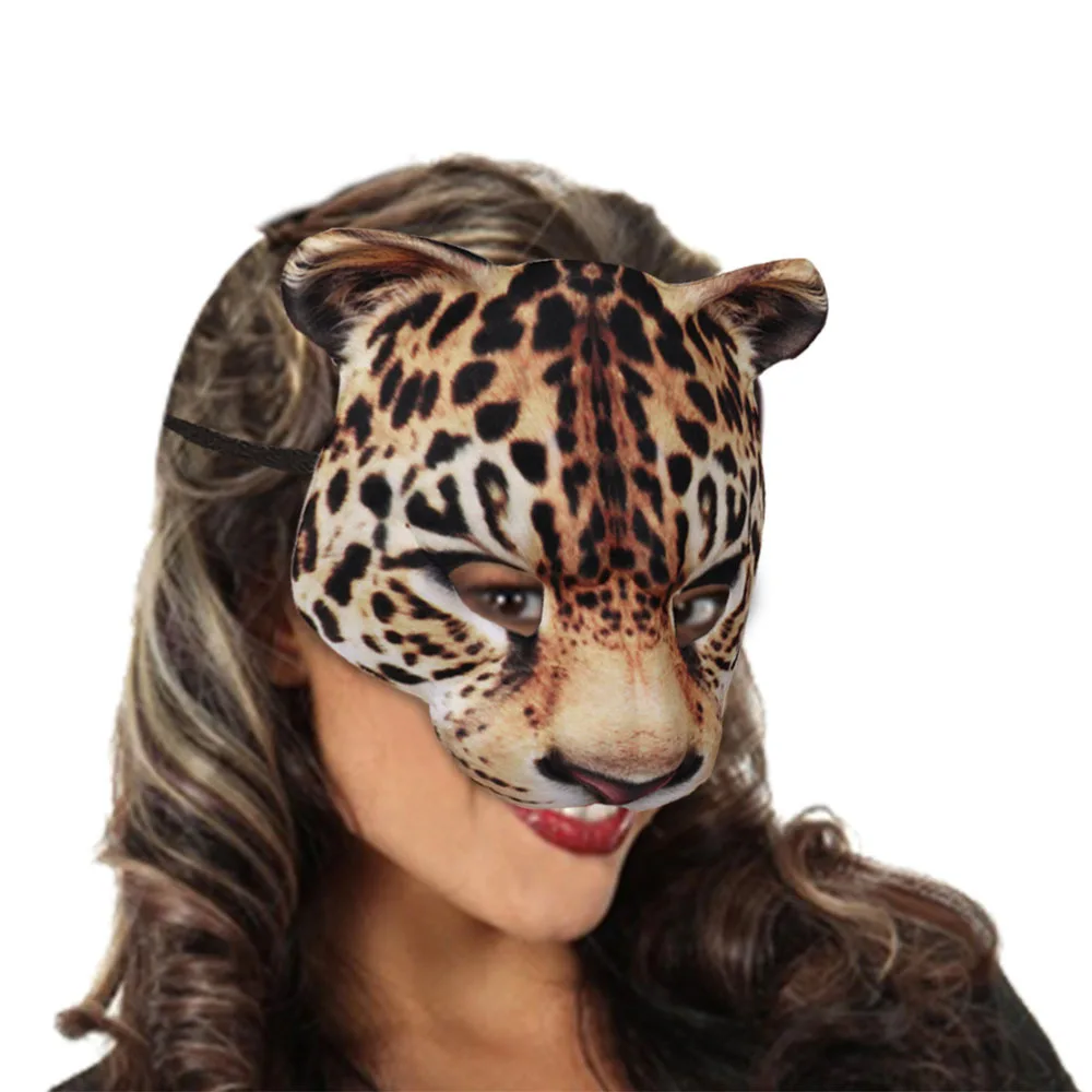 3D Animal Mask Halloween Masqu - Respirator Half Face avaliação e preço