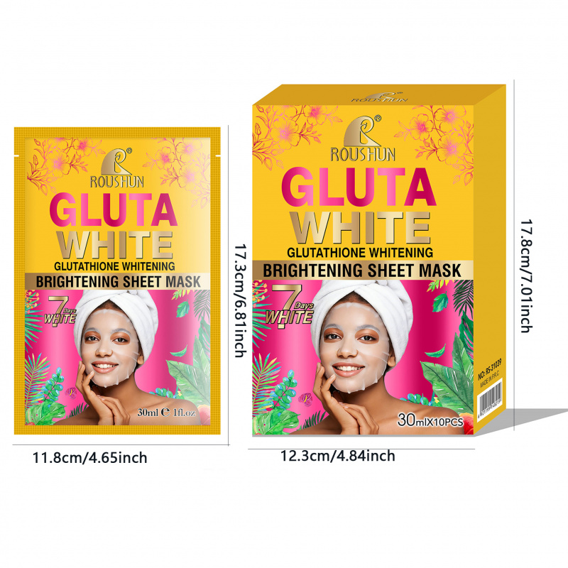 Gluta White Facial Mask Facial - Face Mask Storage Box avaliação e preço
