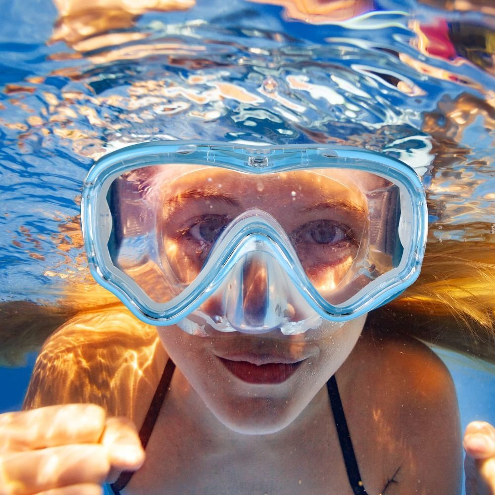 Unisex PC Glass Kids Swim Gogg - Anti Pollution Mask avaliação e preço