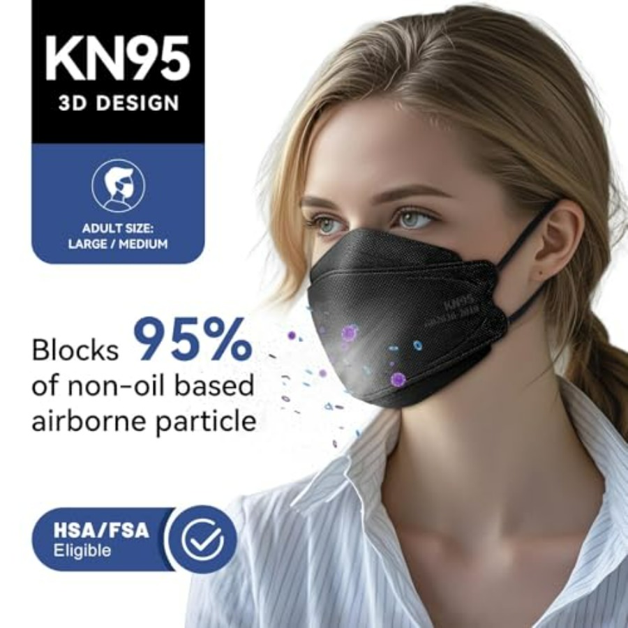 KN95 Face Mask Disposable Adul - Kn95 Respirator Mask avaliação e preço