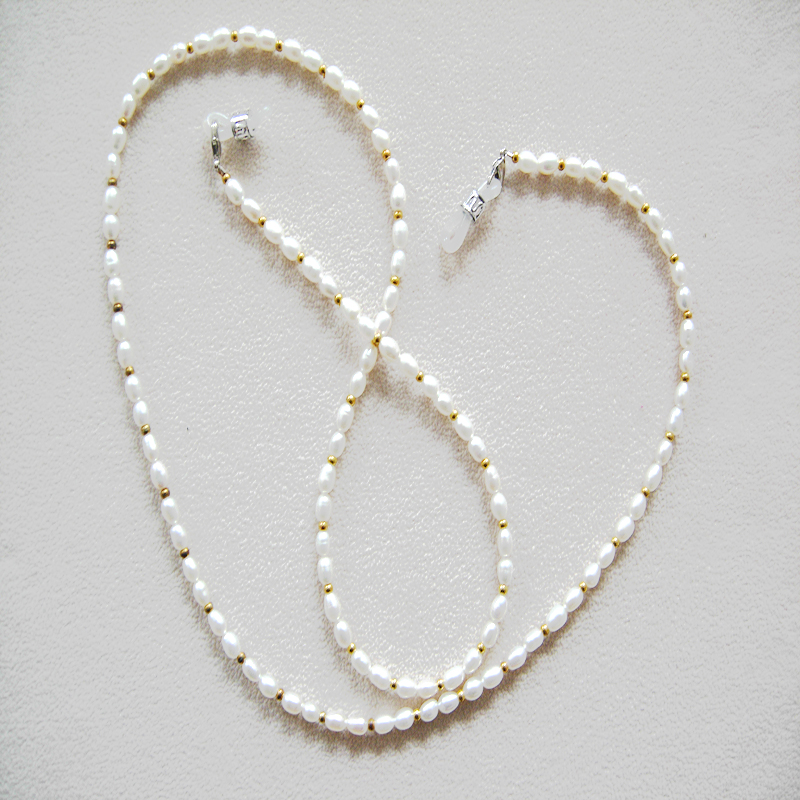 fashionable eyeglass beaded re - Mask Chain Holder avaliação e preço