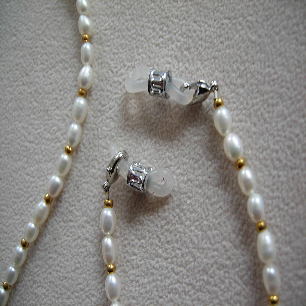 fashionable eyeglass beaded re - Mask Chain Holder avaliação e preço