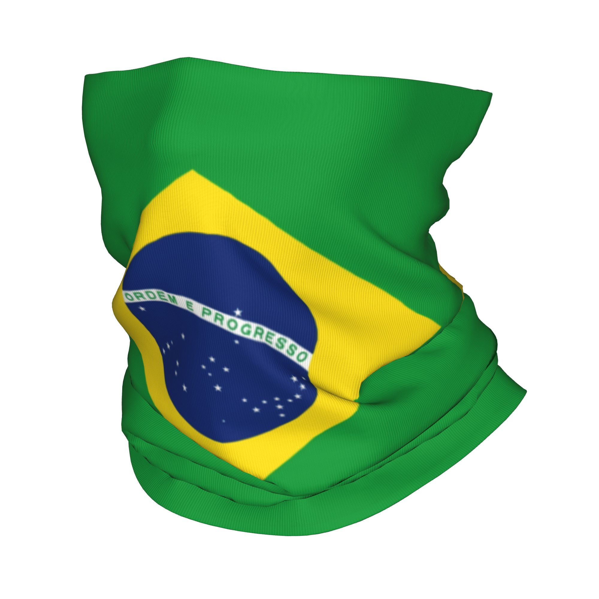 Custom Brazil Flag Bandana Nec - Neck Gaiter Face Cover avaliação e preço