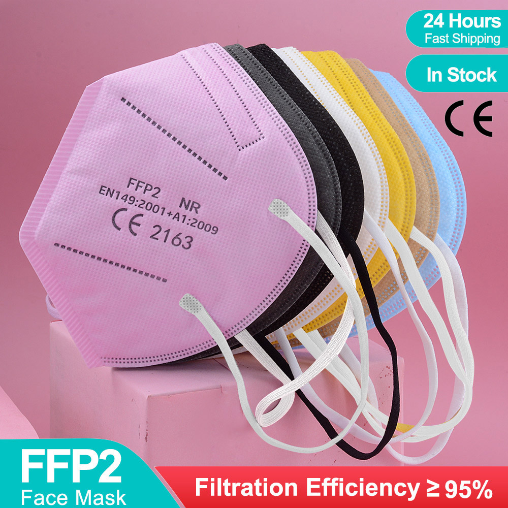 5Layer FFP2 Masks CE Approve K - Black Face Mask Pack avaliação e preço