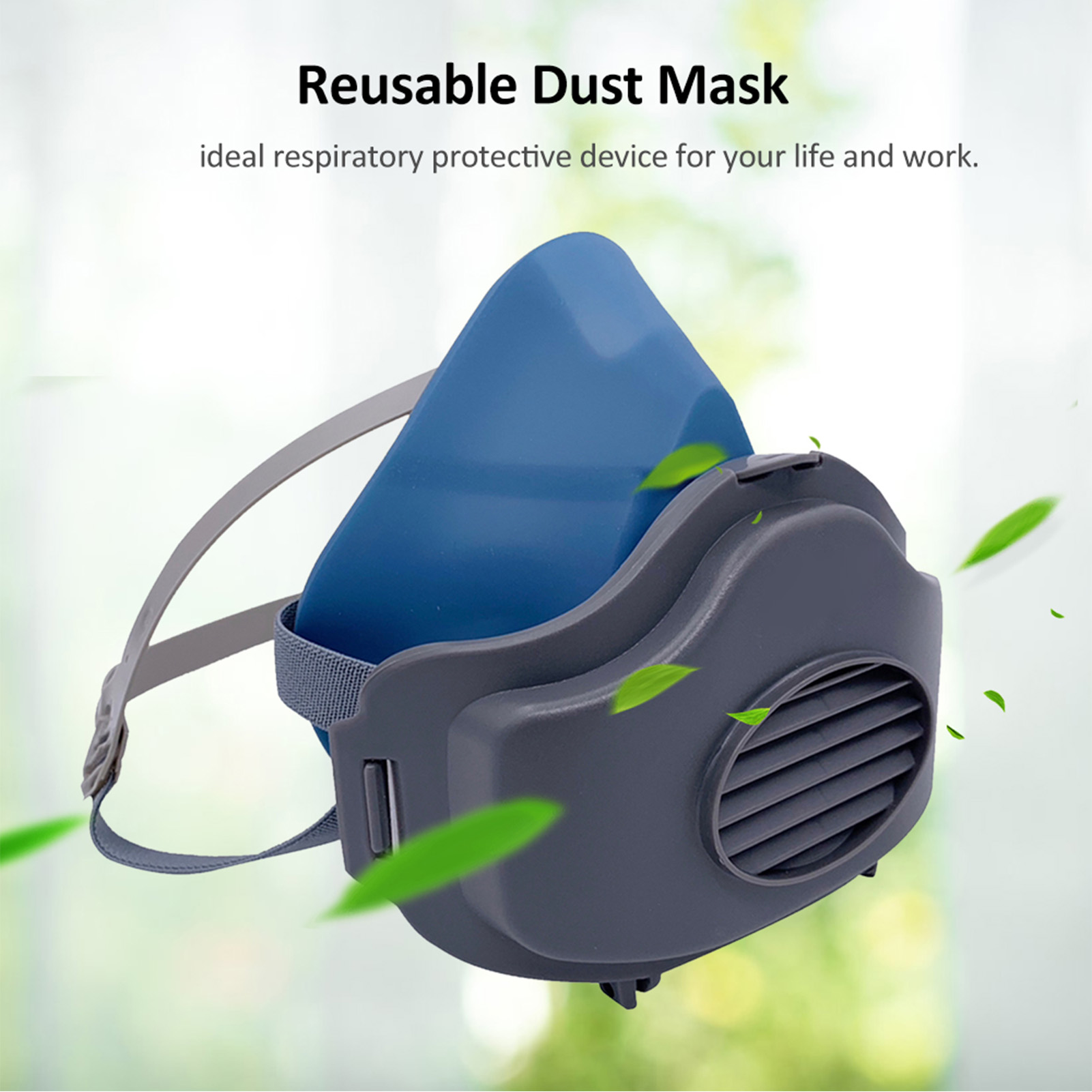 3200 Dust Mask Reusable Half F - Kn95 Respirator Mask avaliação e preço