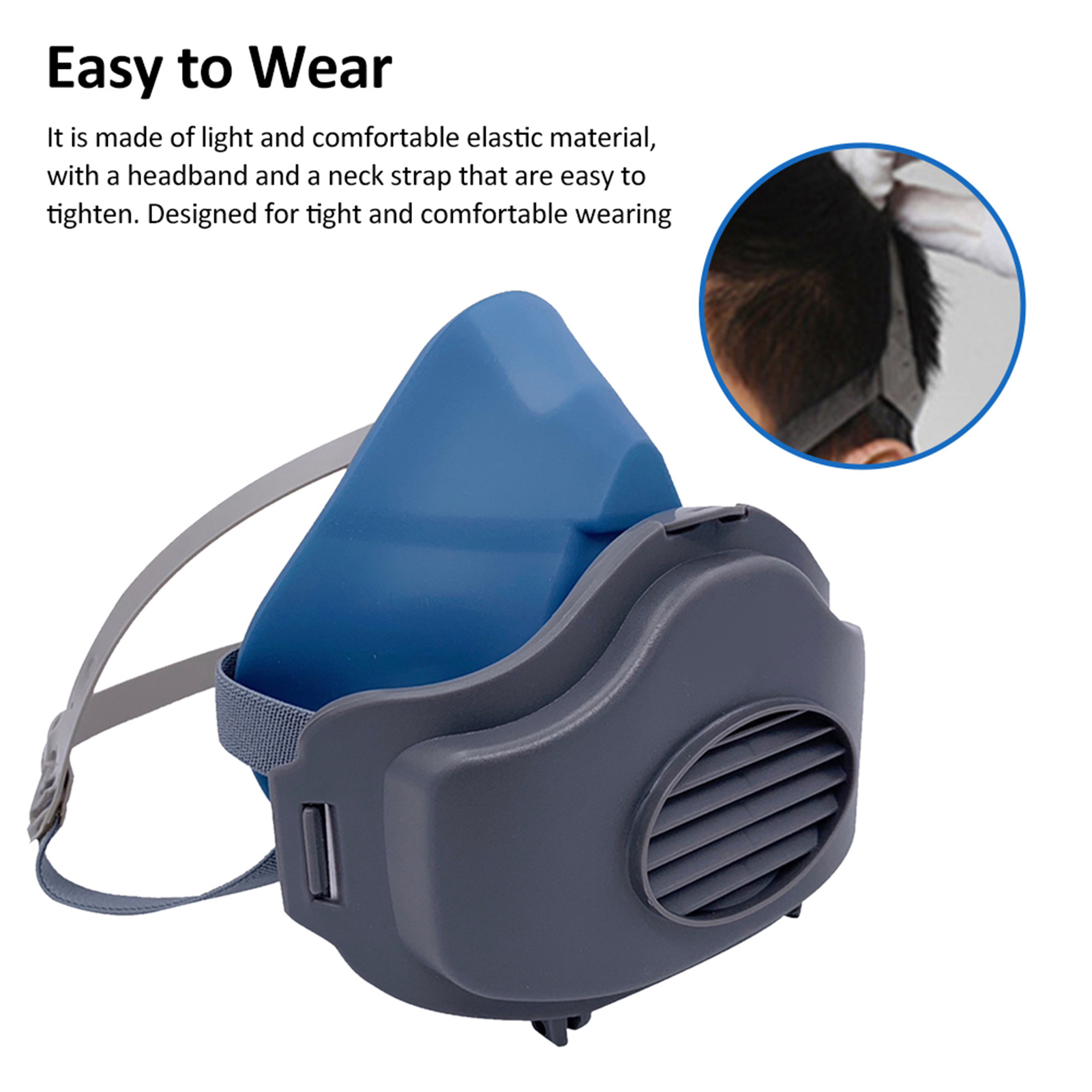 3200 Dust Mask Reusable Half F - Kn95 Respirator Mask avaliação e preço