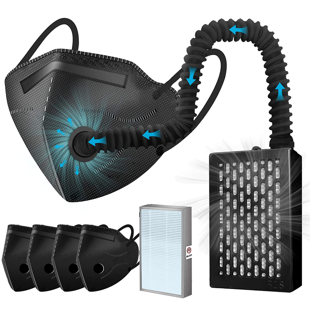 Electric KN95 Mask with Fan -  - Kn95 Respirator Mask avaliação e preço