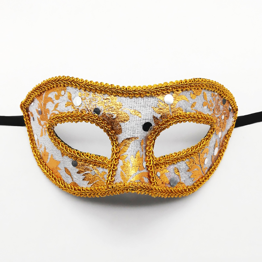 Men Mardi Gras Carnival Mask V - Respirator Half Face avaliação e preço