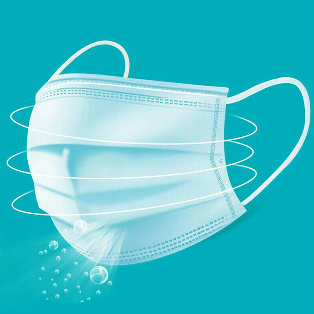 50piece Safe And Professional  - Disposable Mask Blue avaliação e preço