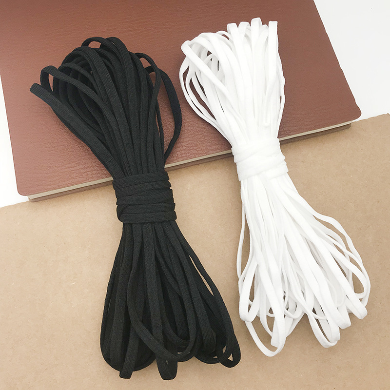 Mask Elastic Rope 3mm Round Wh - Mask Lanyard Adjustable avaliação e preço