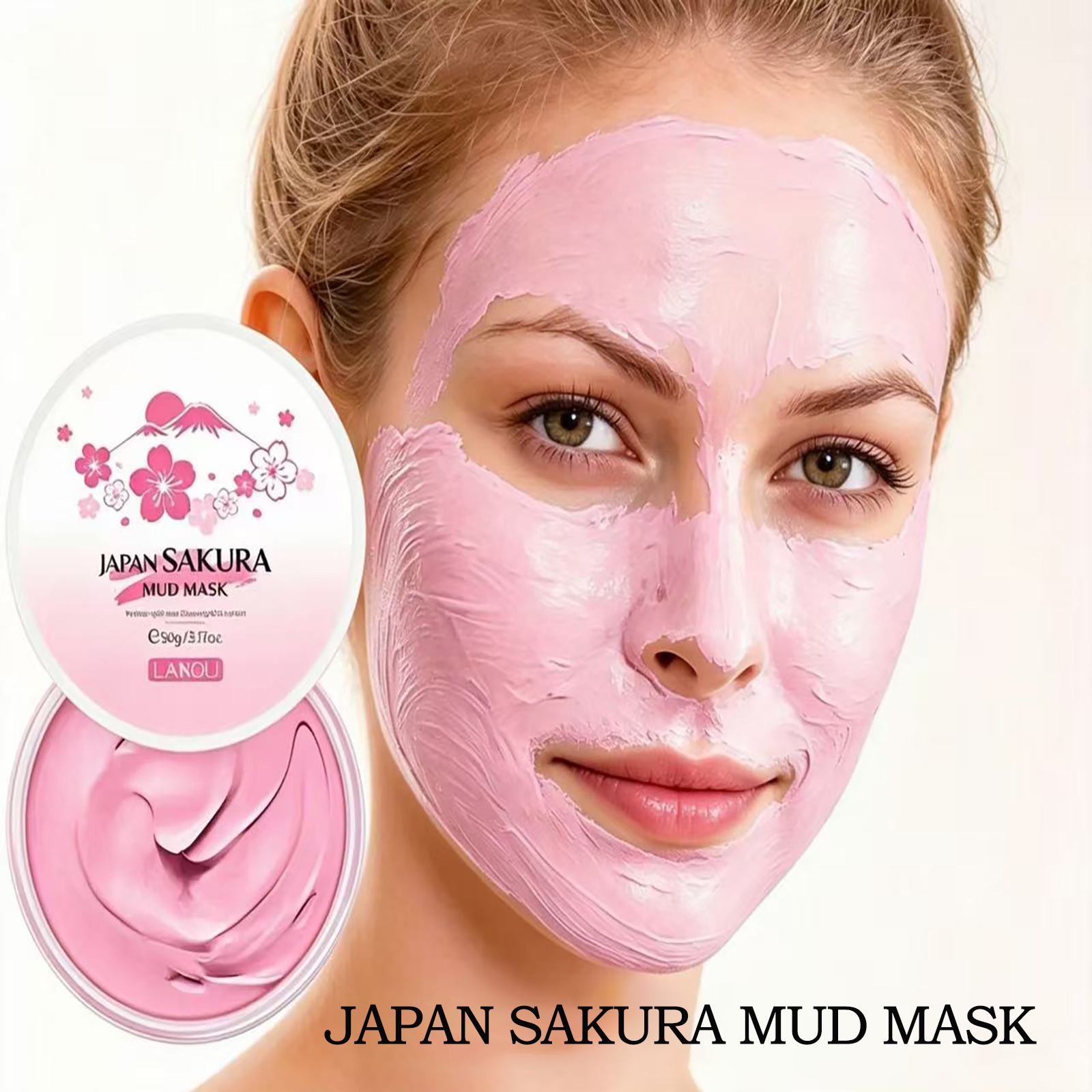 LAIKOU Sakura Clay Mask 25g 90 - Dust Mask Construction avaliação e preço