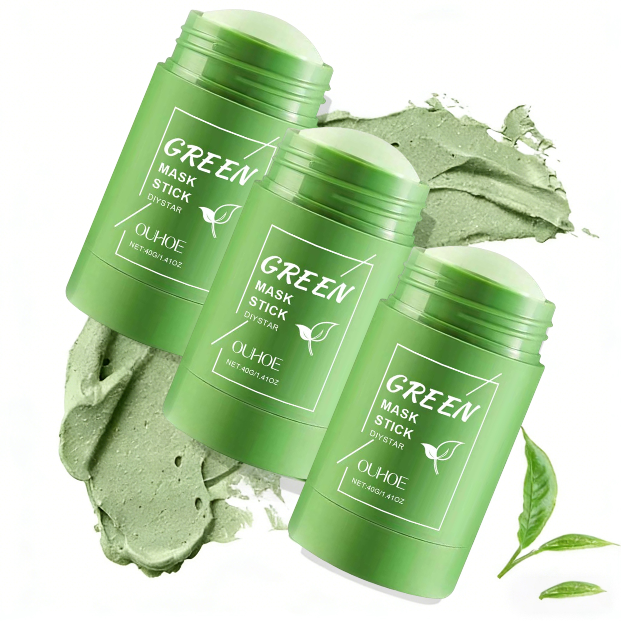 1~5PCS Green Tea Clay Stick Fo - Dust Mask Construction avaliação e preço