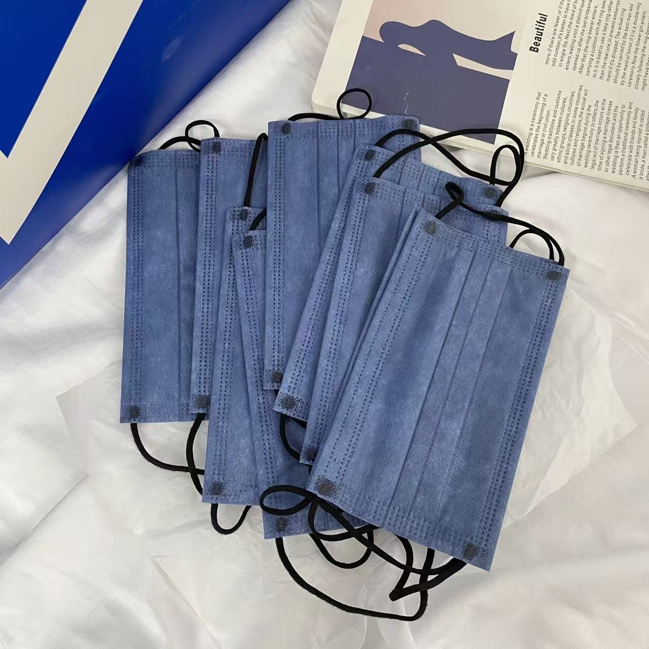 Fast Delivery! 300Pcs Thickene - Disposable Mask Blue avaliação e preço