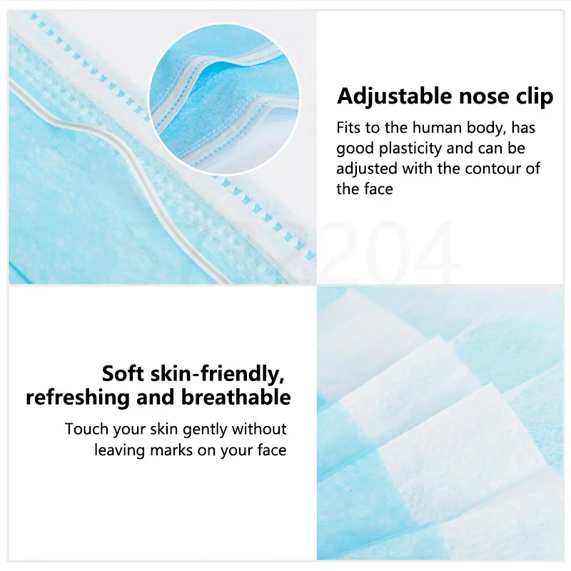 100/200pcs Nipah Virus Persona - Disposable Surgical Mask avaliação e preço