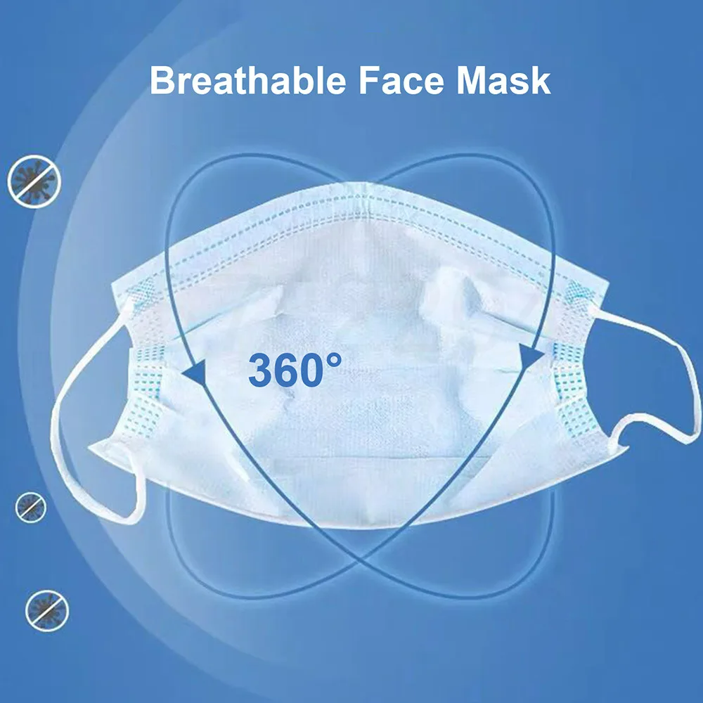 100/200pcs Nipah Virus Persona - Disposable Surgical Mask avaliação e preço