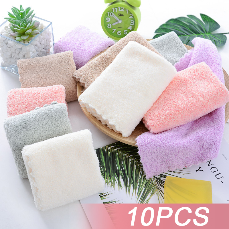 10Pcs Thickened Microfiber Hig - Cloth Face Mask Washable avaliação e preço