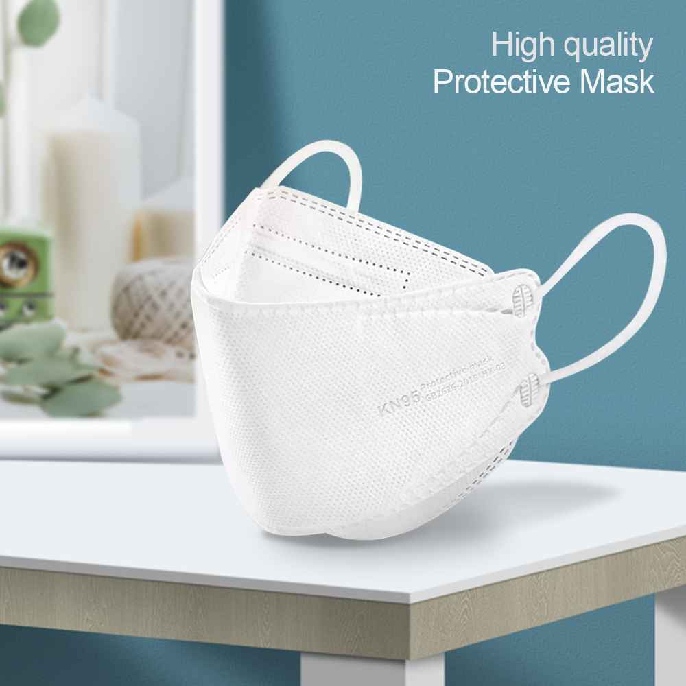 10-200pcs fpp2 fish mask kn95  - Disposable Surgical Mask avaliação e preço