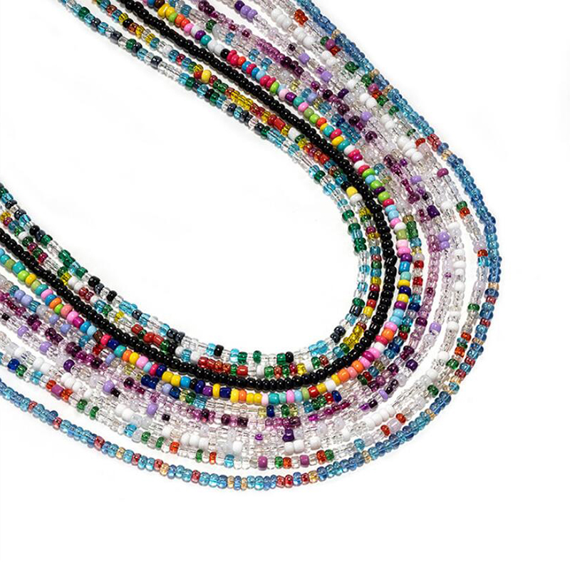 【F】 Colorful Rice Bead Glasses - Mask Chain Holder avaliação e preço