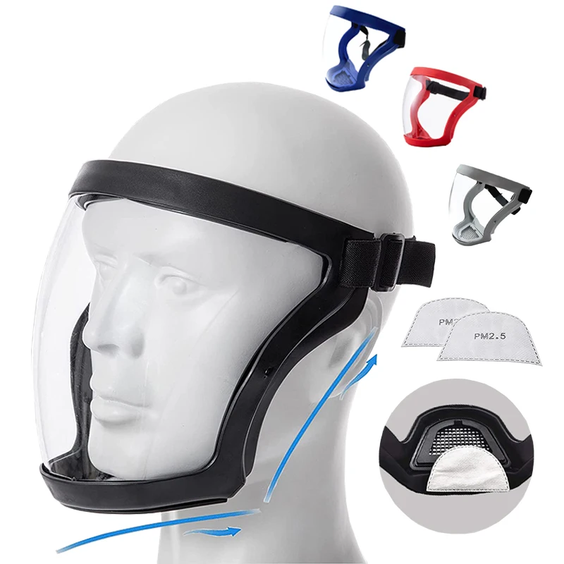 Protective Full Face Shield Ma - Anti Pollution Mask avaliação e preço