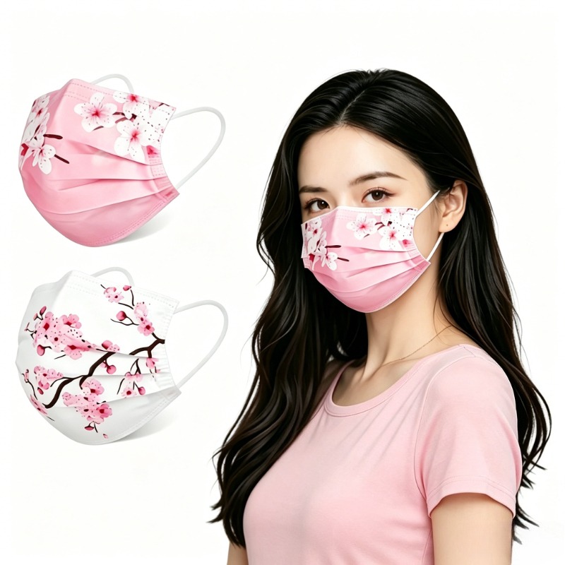 10pcs Floral Star Print Face M - Cloth Face Mask Washable avaliação e preço