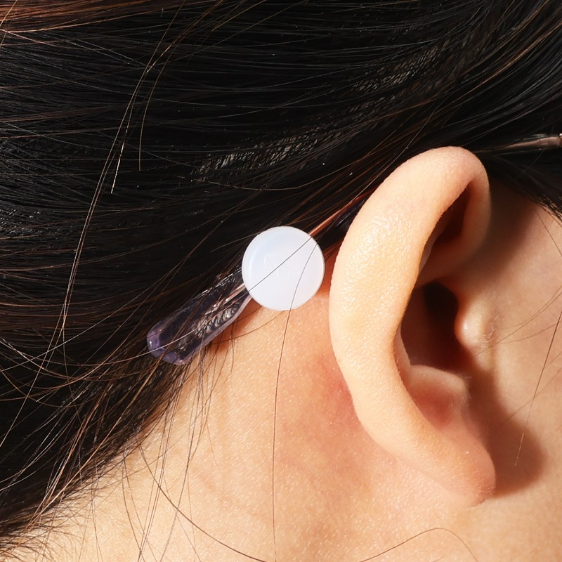 New Round Eyeglasses Mask Ear  - Silicone Mask Bracket avaliação e preço