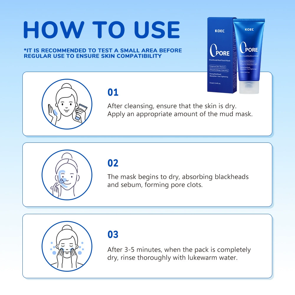 75ml KOEC Zero Pore Blackhead  - Dust Mask Construction avaliação e preço