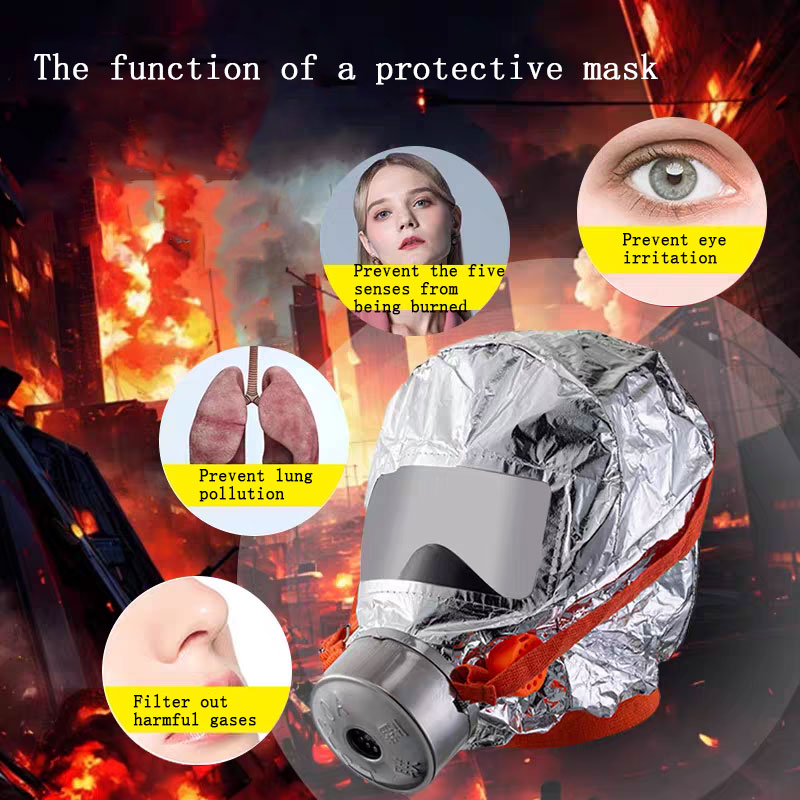 Mask Gas Filtering Self-rescue - Kn95 Respirator Mask avaliação e preço