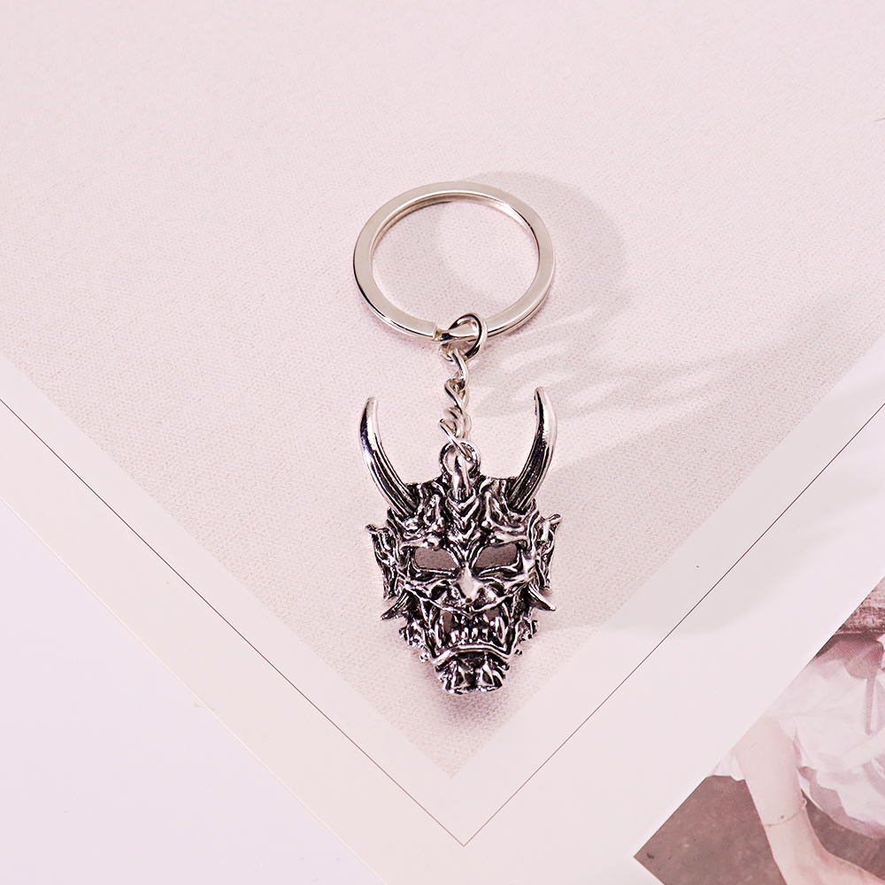 1 piece samurai keychain Japan - Mask Chain Holder avaliação e preço