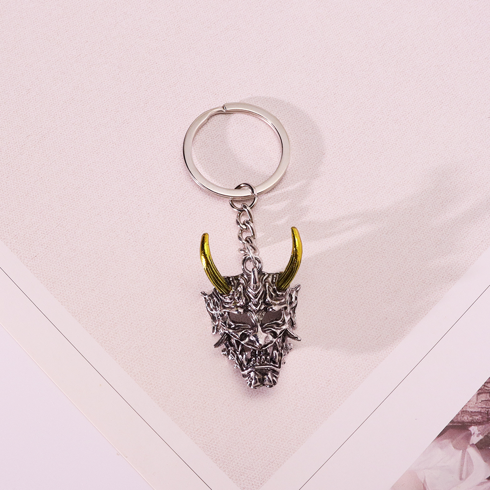 1 piece samurai keychain Japan - Mask Chain Holder avaliação e preço