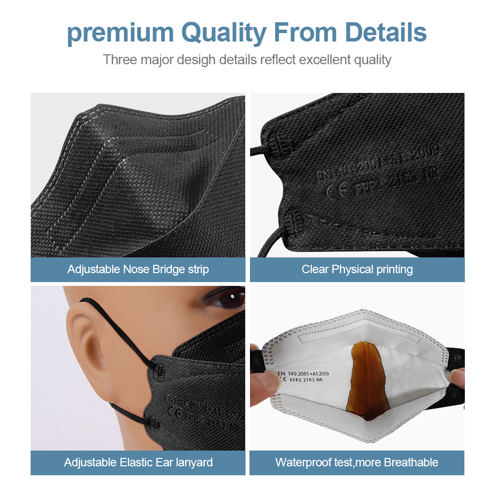 Adult Fish Shape Certified KN9 - Disposable Surgical Mask avaliação e preço
