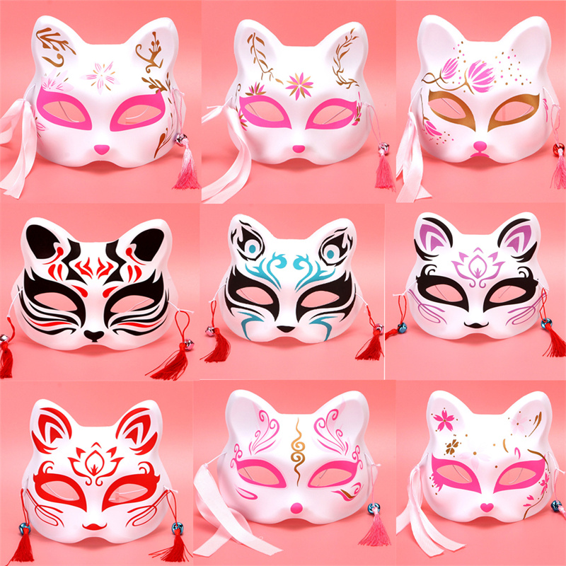 Japanese Fox Mask Half Face Ha - Respirator Half Face avaliação e preço