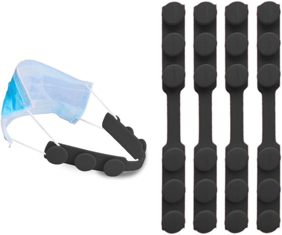 4 Pcs Silicone Ear Savers for  - Mask Ear Saver Strap avaliação e preço
