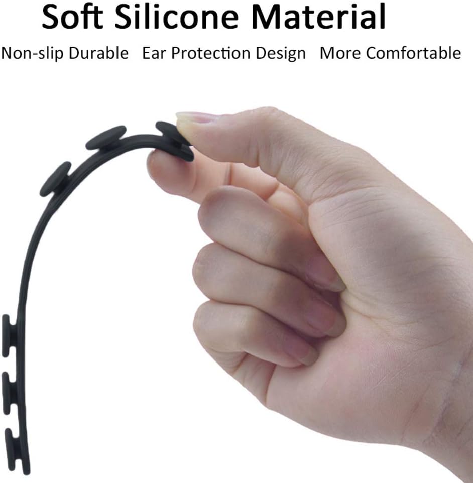 4 Pcs Silicone Ear Savers for  - Mask Ear Saver Strap avaliação e preço