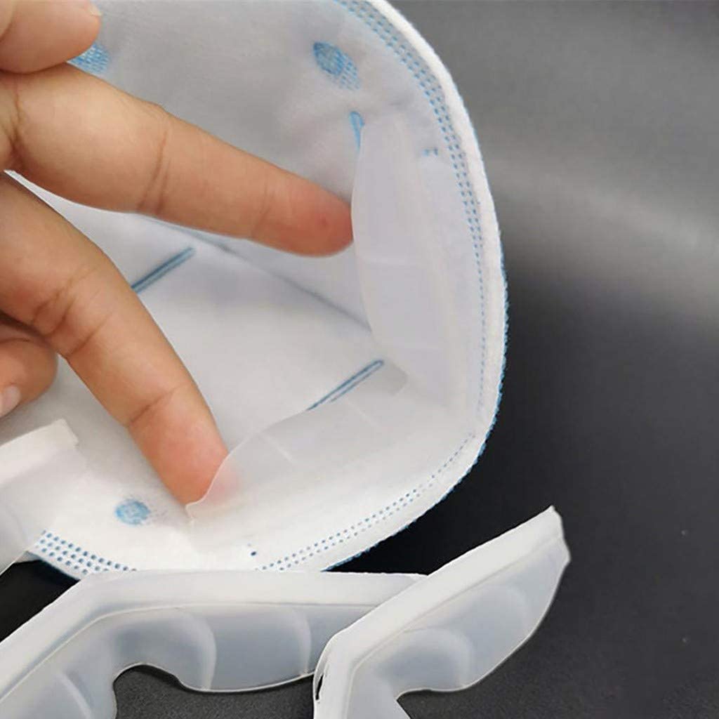 3D Mask Holder Clip, Nose Brid - Silicone Mask Bracket avaliação e preço