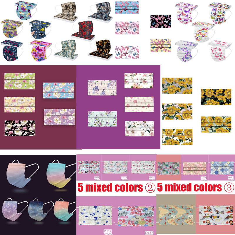 CE Print Beauty Wholesale Fish - Disposable Surgical Mask avaliação e preço