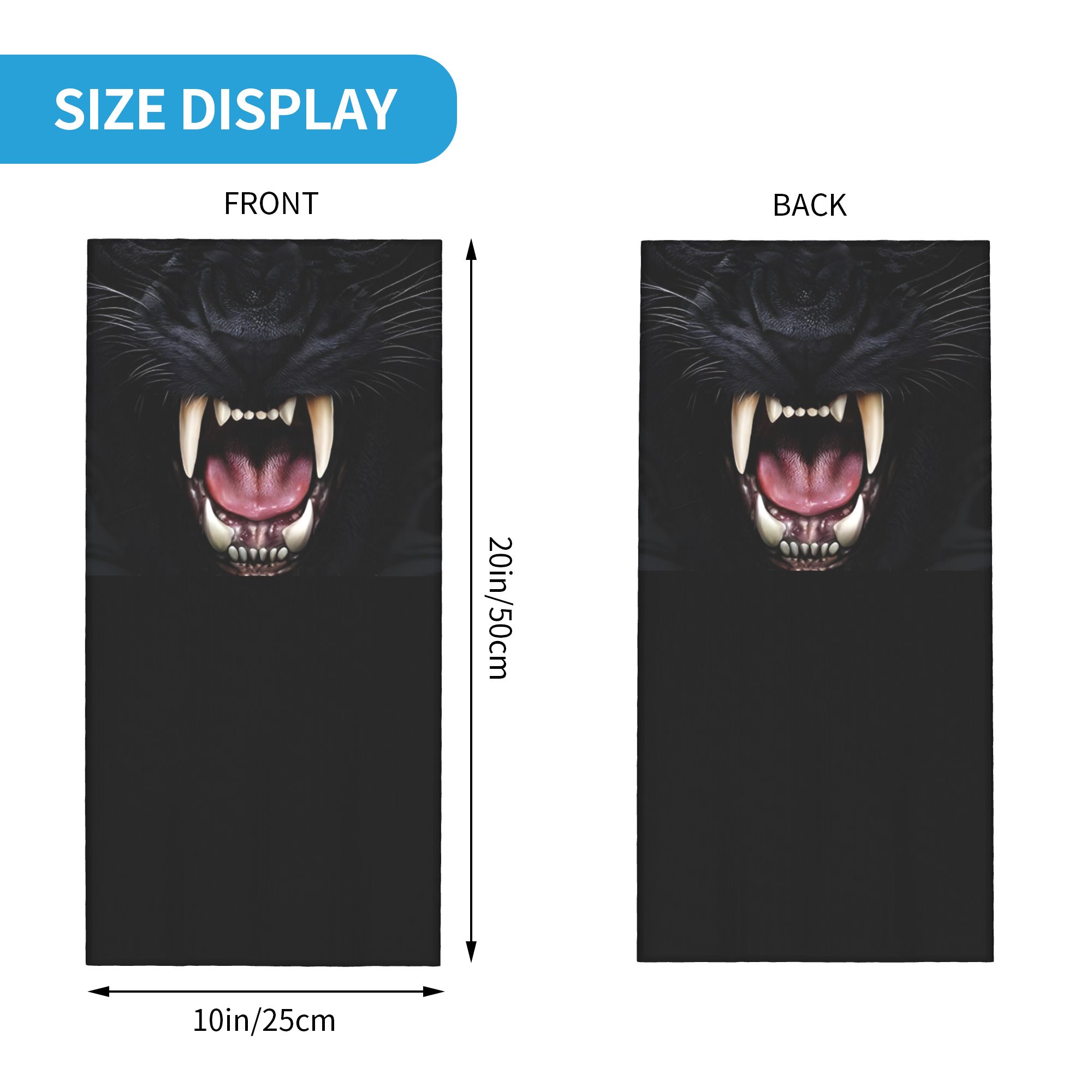 Custom Black Panther Animal He - Neck Gaiter Face Cover avaliação e preço