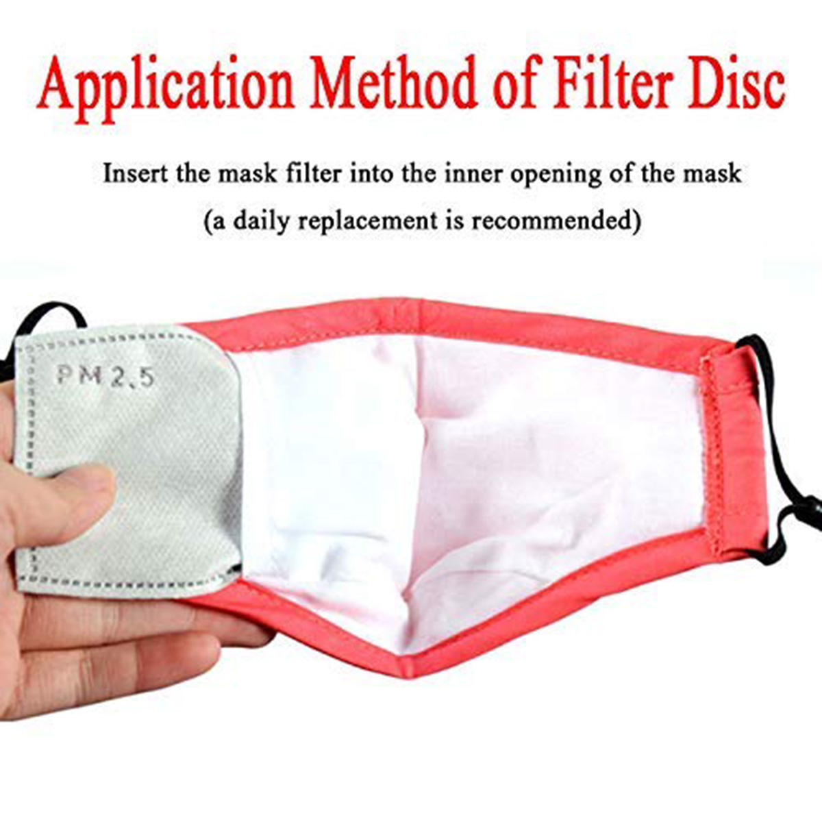 20pcs Fine Denier Face Mask Fi - Pm2.5 Filter Insert avaliação e preço