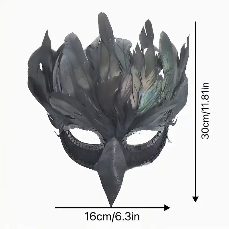 Black Feather Raven Half Face  - Respirator Half Face avaliação e preço