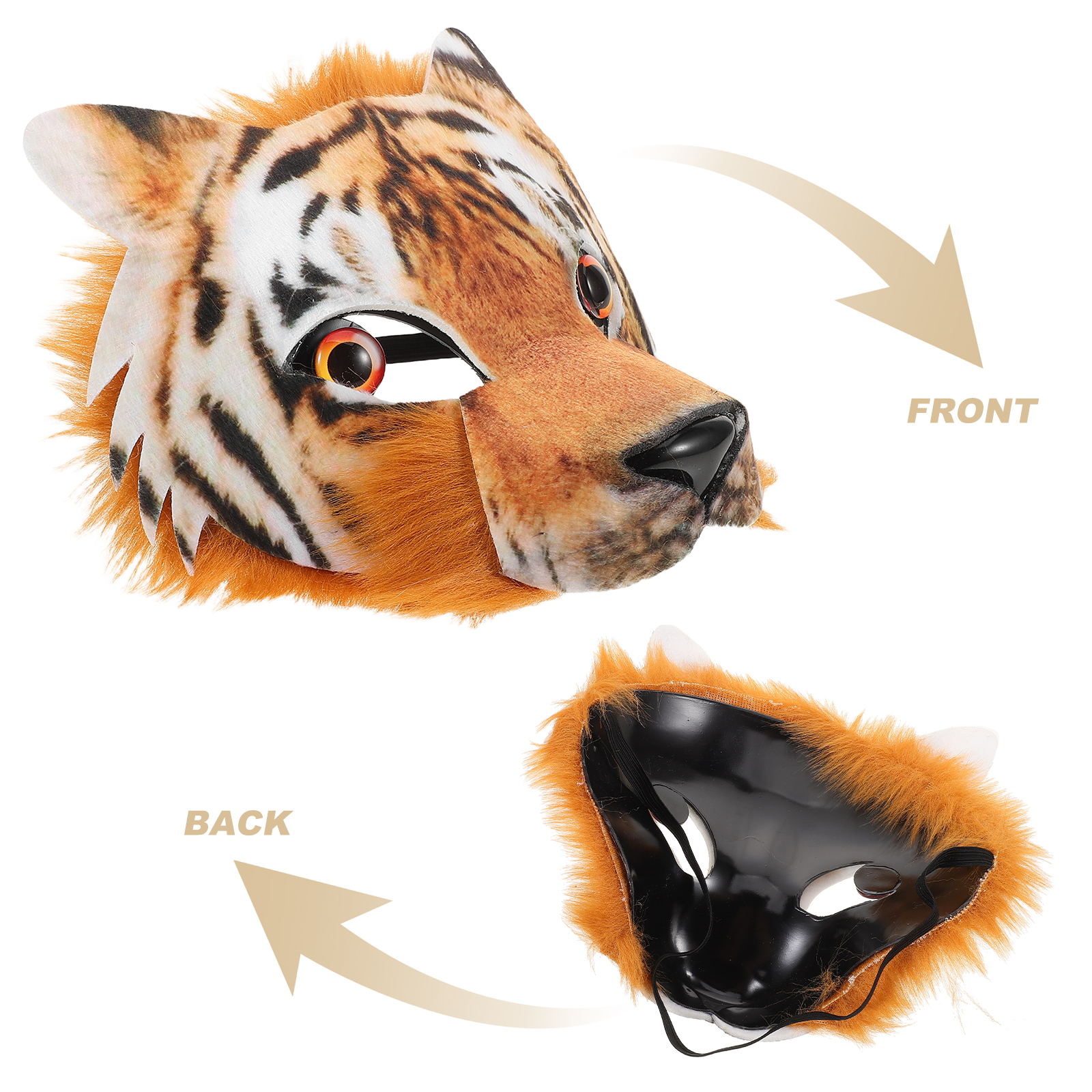 Tiger Mask 3d Animal Kids Masq - Kids Face Mask avaliação e preço